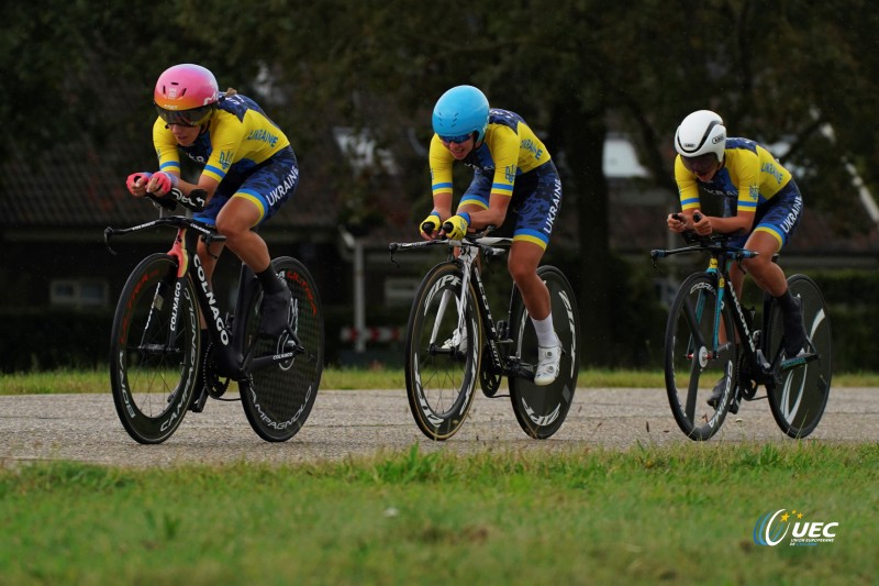 2023 UEC Road European Championships - Drenthe - Junior Mixed Team Relay - Emmen - Emmen 38, km - 21/09/2023 - Ukraine - photo Massimo Fulgenzi/SprintCyclingAgency?2023